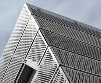 Panneau percé en aluminium pour décoration intérieure du plafond de banque vue 4