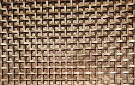 Feuilles de treillis métallique en aluminium AA3003 pour décoration de bâtiment