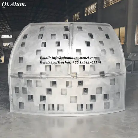 Façade en verre et aluminium pour bâtiment extérieur