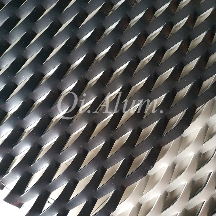 Revêtement en poudre pour grillage en aluminium pour décoration de plafond — Foshan Qi Aluminum Decorative Materials Co. Ltd