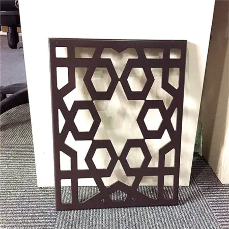 écran métallique en aluminium chaud en vente utilisé pour la décoration extérieure de mur de bâtiment