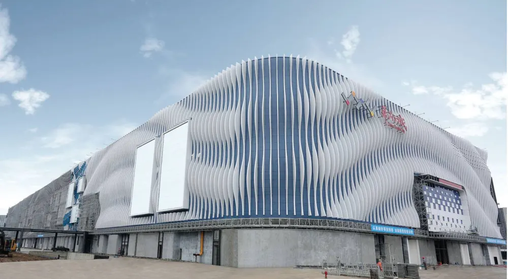 Panneaux décoratifs de façade en aluminium revêtus de poudre JOTUN — Foshan Qi Aluminum Decorative Materials Co. Ltd
