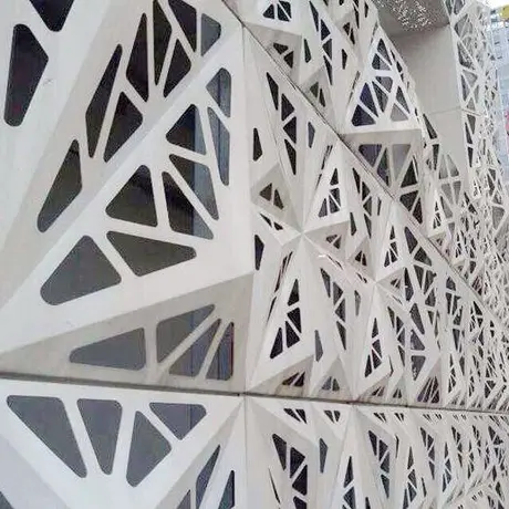 Panneaux métalliques Corten aluminium externe 2020 pour décoration de bâtiment