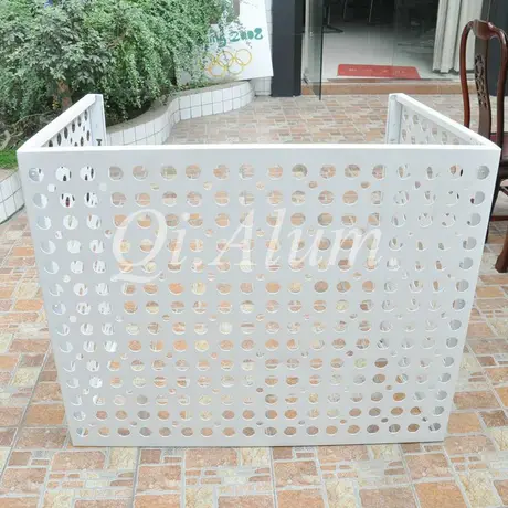 Panneau plein aluminium décoratif habillage de climatiseur 2,5 mm revêtement mural