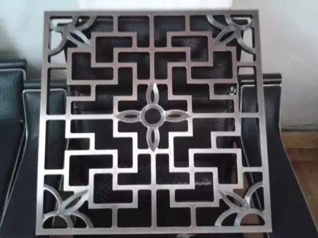 Écran de cloison décoratif en acier inoxydable intérieur