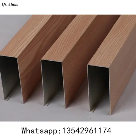Plafond à clips en aluminium pour mur-rideau intérieur décoratif
