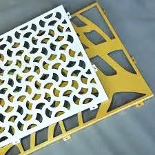 Panneaux écrans façade en aluminium revêtu poudre