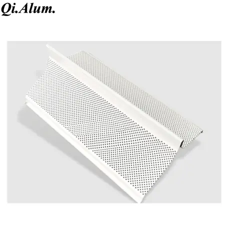 Plafond en métal V-plank pour station, plafond faux en aluminium
