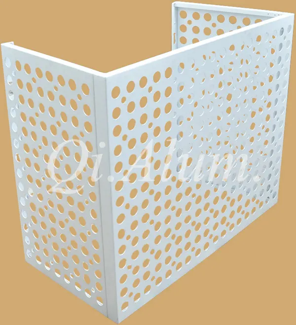Protecteur d'air conditionné en aluminium — Foshan Qi Aluminum Decorative Materials Co., Ltd