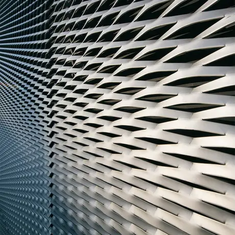 tôle métallique étirée en aluminium pour plafond décoratif