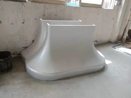 panneau plein à double courbure en aluminium design parfait