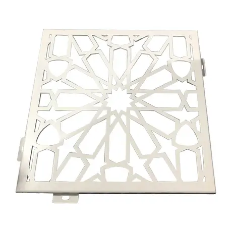 panneaux muraux en métal aluminium à forme élégante