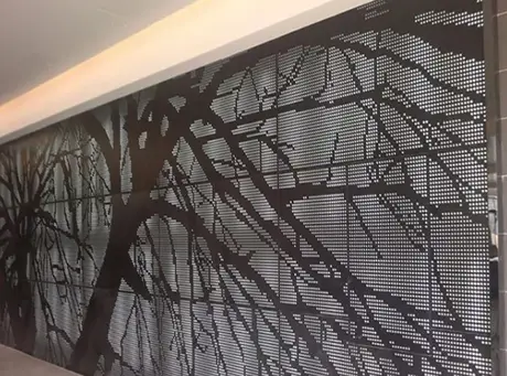 Panneau composite en aluminium monochrome avec âme continue et revêtement PVDF pour bardage mural