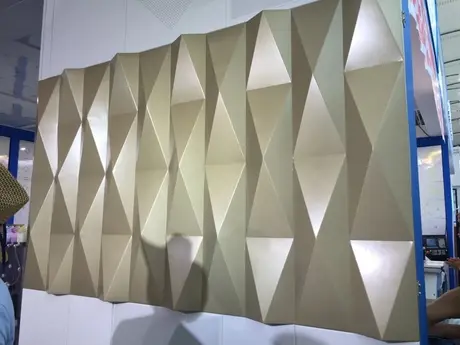 Panneau décoratif mural en composite aluminium couleur unie pour intérieur
