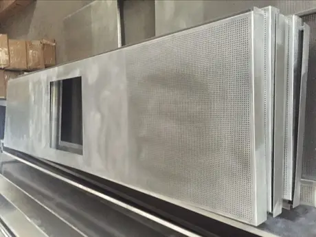 Panneaux décoratifs en métal extérieur pour bardage par découpe laser pour bâtiments
