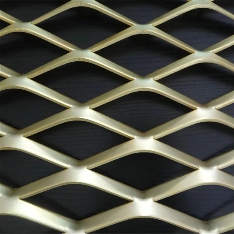 Panneaux en maille métallique en aluminium AA6063 pour revêtement mural extérieur — Foshan Qi Aluminum Decorative Materials Co. Ltd