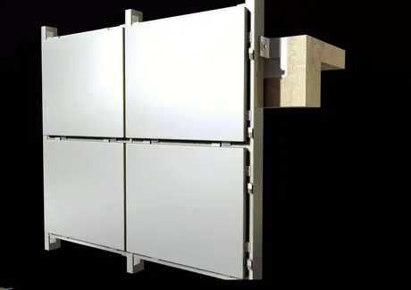Panneaux de façade en aluminium 3 mm, couleur unie