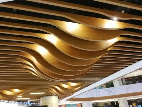 Panneaux pleins en aluminium de bonne forme, haute qualité pour revêtement mural