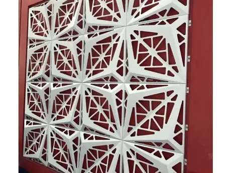 Panneaux pleins de revêtement mural 3D pour façade, panneau décoratif pour mur-rideau vue 5