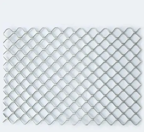 Panneaux de façade en maille métallique décorative en aluminium, revêtement poudre