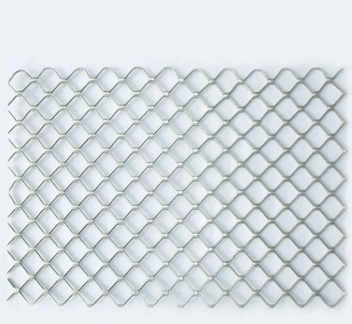 Panneaux de façade en métal expansé en aluminium peint en poudre — Foshan Qi Aluminum Decorative Materials Co. Ltd