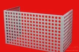 Housse décorative en aluminium pour climatiseur extérieur protecteur
