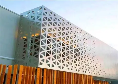 Panneaux de maille aluminium de bonne forme, haute résistance