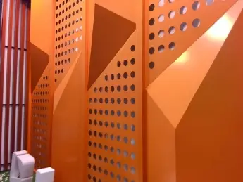 Panneau plein en aluminium pour revêtement mural décoratif