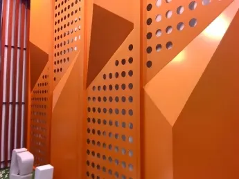 Panneau plein en aluminium pour revêtement mural décoratif — Foshan Qi Aluminum Decorative Materials Co. Ltd