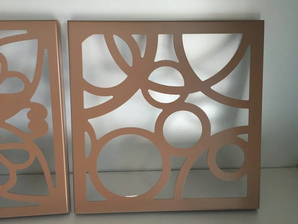 Panneaux de bardage mural en aluminium perforé 3D décoratif Alucobond — Foshan Qi Aluminum Decorative Materials Co. Ltd
