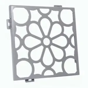 Panneaux décoratifs en aluminium, façade intérieure, découpe laser, matériau AA6063
