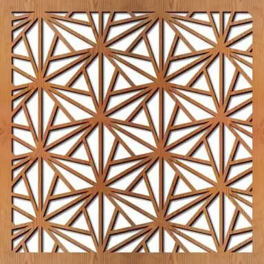 Panneaux décoratifs perforés en aluminium AA1100 type Mashrabiya
