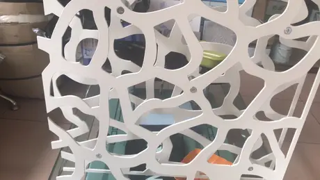 Panneaux en aluminium mashrabiya pour hall d'exposition et écran pour jardin
