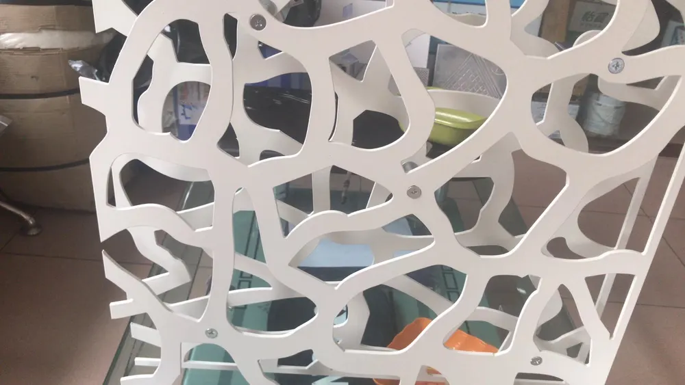 Panneaux Mashrabiya en aluminium pour hall d'exposition et écran pour jardin — Foshan Qi Aluminum Decorative Materials Co. Ltd