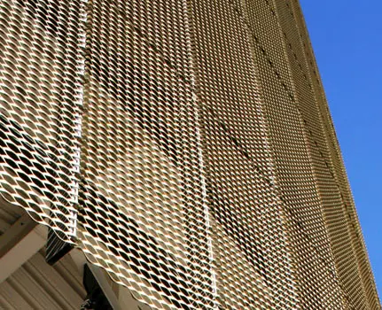 Tôle en métal perforé en aluminium galvanisé pour décoration extérieure de bâtiment
