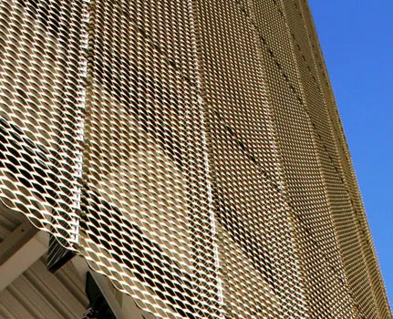 Tôle en métal alu perforé galvanisé pour décoration extérieure de bâtiment — Foshan Qi Aluminum Decorative Materials Co. Ltd
