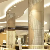 Panneaux de bardage aluminium AA5005 avec revêtement poudre SDF, fabricant en Chine — Foshan Qi Aluminum Decorative Materials Co. Ltd