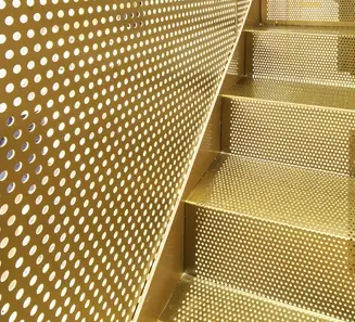 Panneaux perforés en aluminium à revêtement PVDF 4,0 mm pour façade extérieure