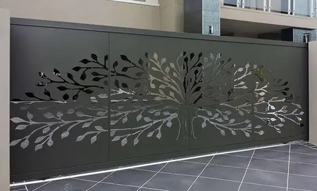 Panneau découpé au laser à revêtement PE super durable panneau décoratif de façade rideau en aluminium
