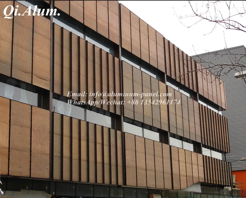 Plafond en maille expansée revêtu poudre — Foshan Qi Aluminum Decorative Materials Co. Ltd