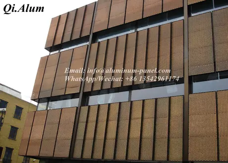 Feuille en aluminium expansé décoratif revêtu PVDF