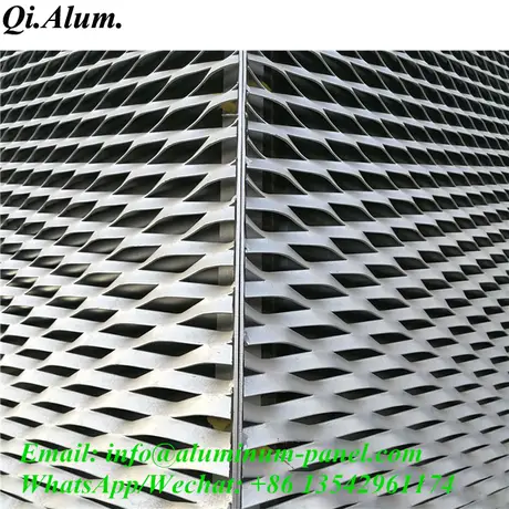 Méseau en aluminium à petits trous pour décoration en construction