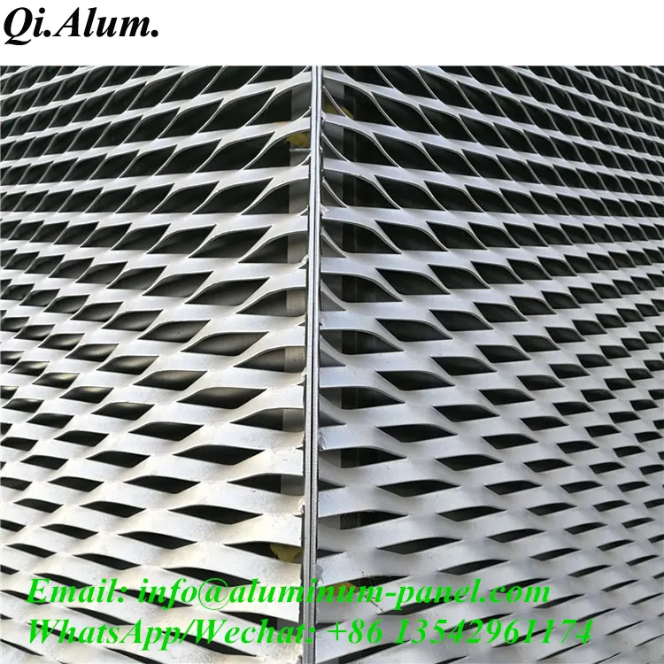 Moustiquaire en aluminium à petits trous pour décoration de construction — Foshan Qi Aluminum Decorative Materials Co. Ltd