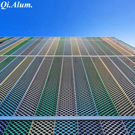 Fournisseur en Chine de panneaux en aluminium AA1100, en feuille métallique expansée, revêtement PVDF