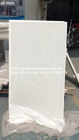 Matériaux de décoration en panneau de pierre pour mur-rideau en aluminium, spécifications personnalisées extérieures