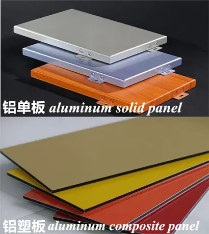 Panneau aluminium extérieur - Panneau aluminium pour mur-rideau extérieur