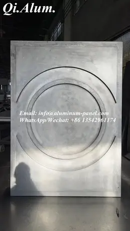 Conception murale en panneau alu perforé épaisseur 2,0 mm panneau aluminium mural culture