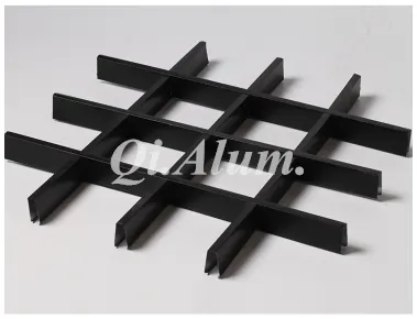 Panneaux de plafond en métal grillagé décoratif aluminium 2024 — Foshan Qi Aluminum Decorative Materials Co. Ltd