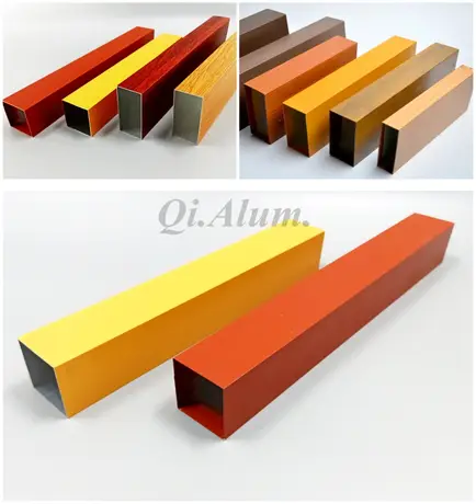 Plafond décoratif en canal U aluminium