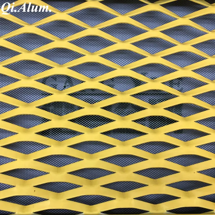 Fabricant chinois de plaques en métal perforé en aluminium pour décoration de mur extérieur — Foshan Qi Aluminum Decorative Materials Co. Ltd
